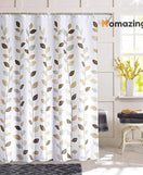 Shower Curtain Liner with Hooks Waterproof