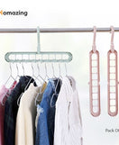 Multi Slot Hanger Closet Organizing Hanger