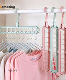 Multi Slot Hanger Closet Organizing Hanger