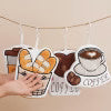 Cartoon Pattern Hand Cloth Towel Soft Absorbent Hanging Hand Towel