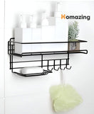 Bathroom Storage Shelf With Soap Dish