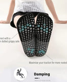 Women Anti-Slip Yoga Socks With Strip 1 Pair