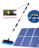 Telescopic Solar Panel Cleaning Brush With Water Switch