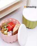 Round Stackable Storage Stool