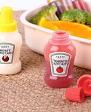 Mini Plastic Squeeze Bottle Pack Of 2