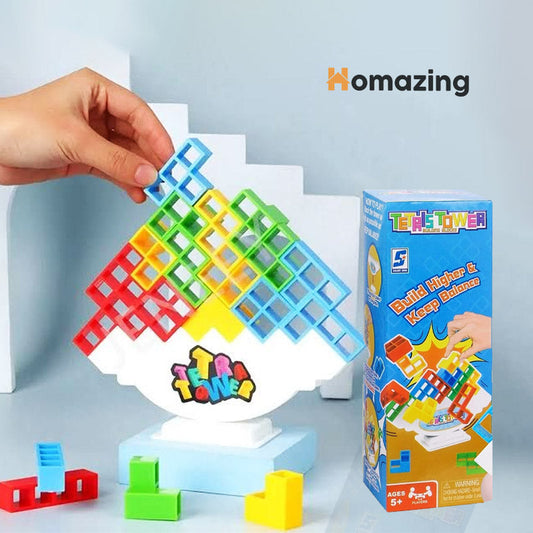 Tower Balance Stacking Blocks Game