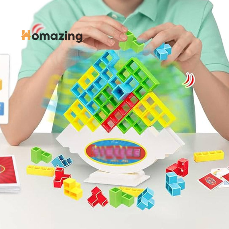 Tower Balance Stacking Blocks Game