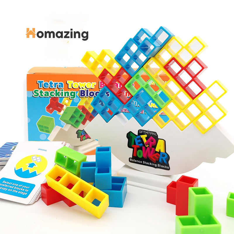 Tower Balance Stacking Blocks Game