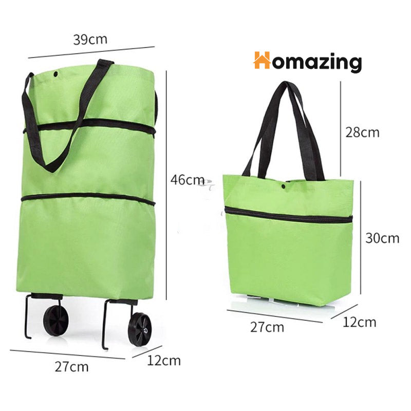 Folding Shopping Pull Cart Trolley Bag