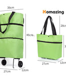 Folding Shopping Pull Cart Trolley Bag