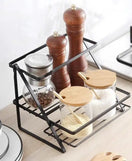 2 Tier Spice Rack Shelf Kitchen