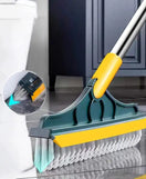 2 In 1 Floor Scrub Brush Rotating With Long Handle