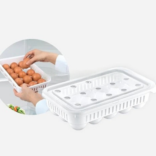 15 Eggs Storage Box with Lid